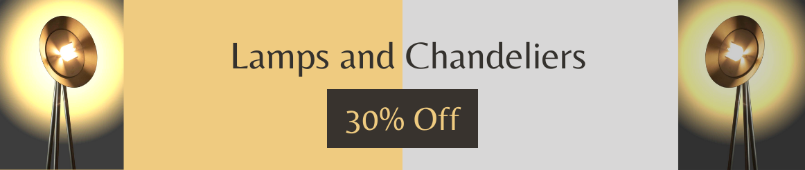 20% off all Lamps and Chandeliers!