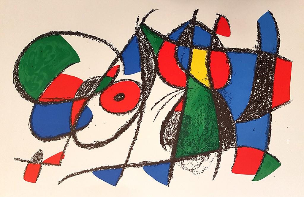 Miró Lithographe II - Plate VIII 
