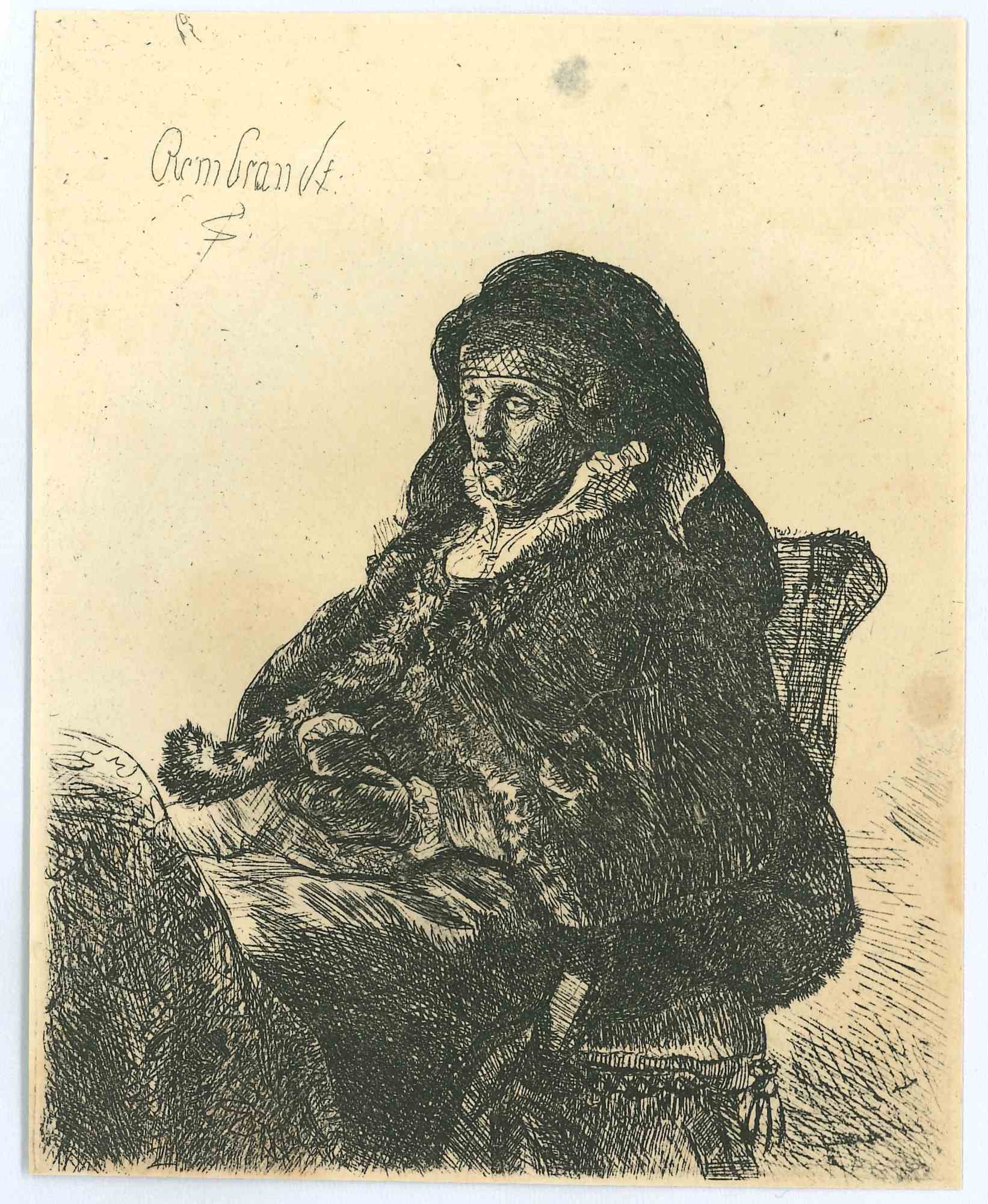 Portrait of Rembrandt's Mother
