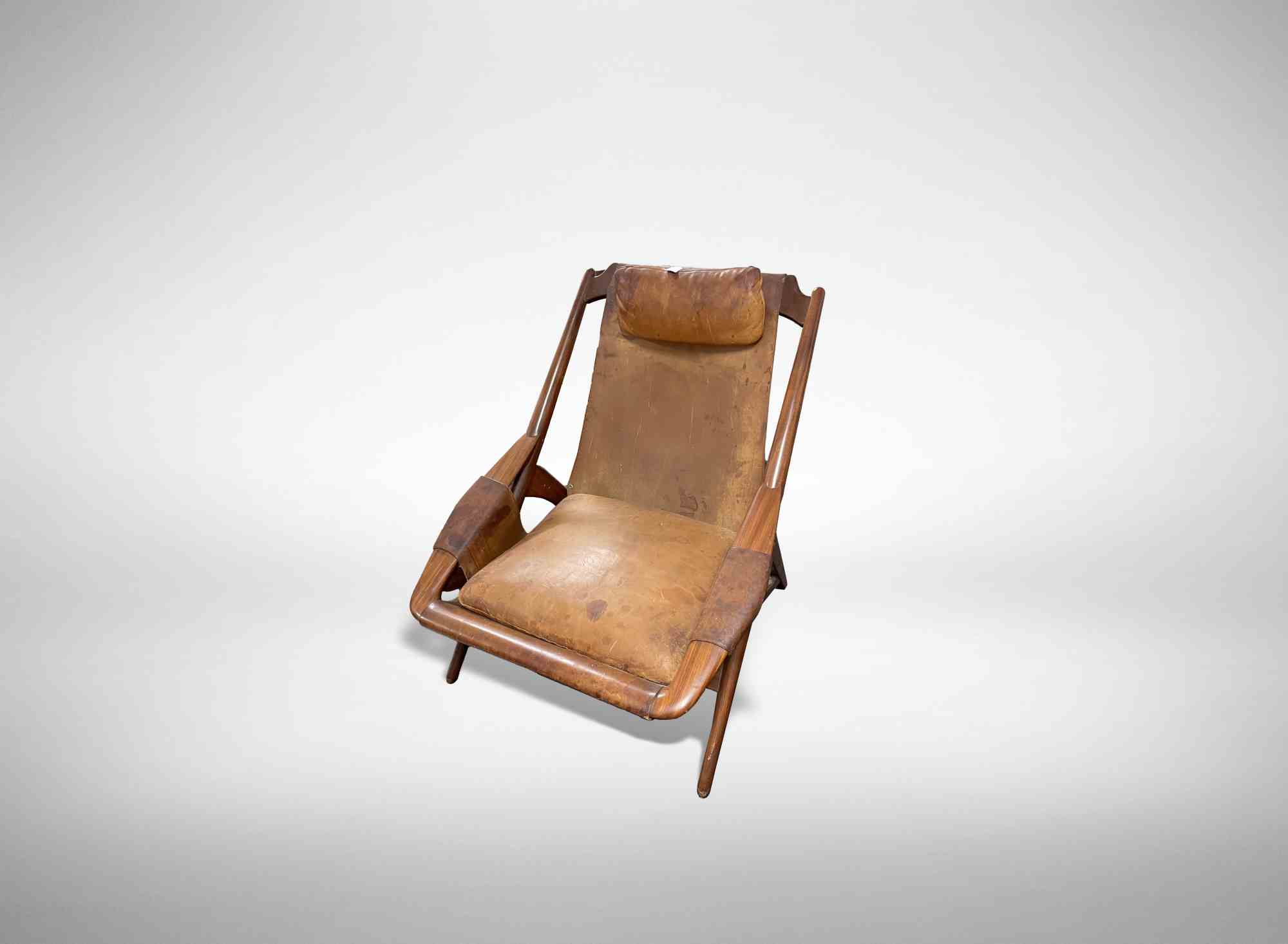 Teak armchair 