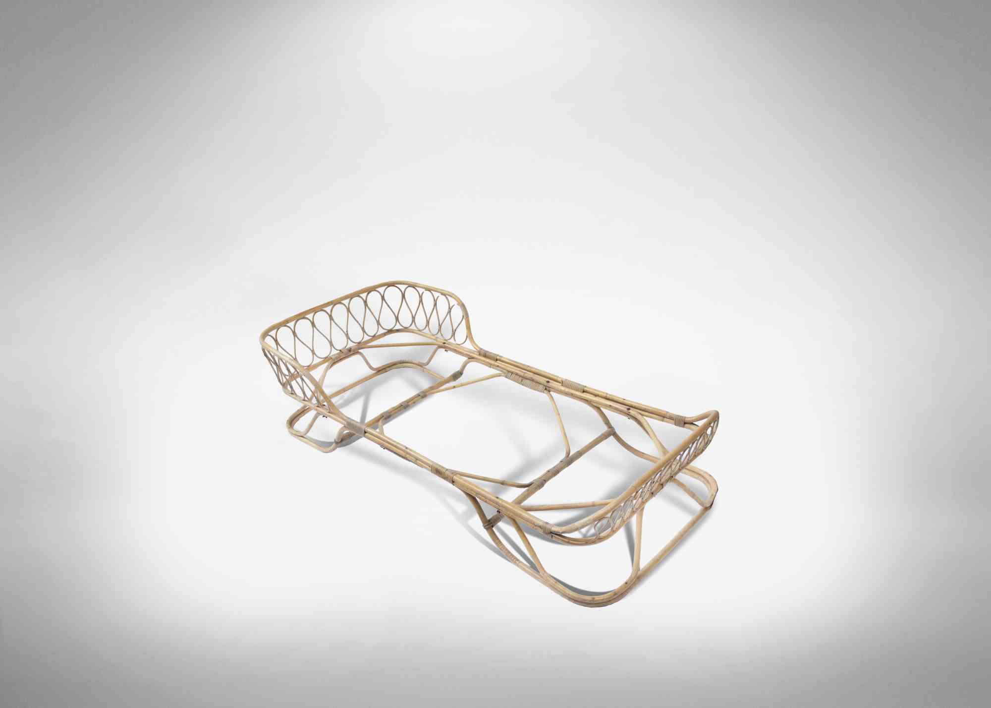 Rattan Single Bed