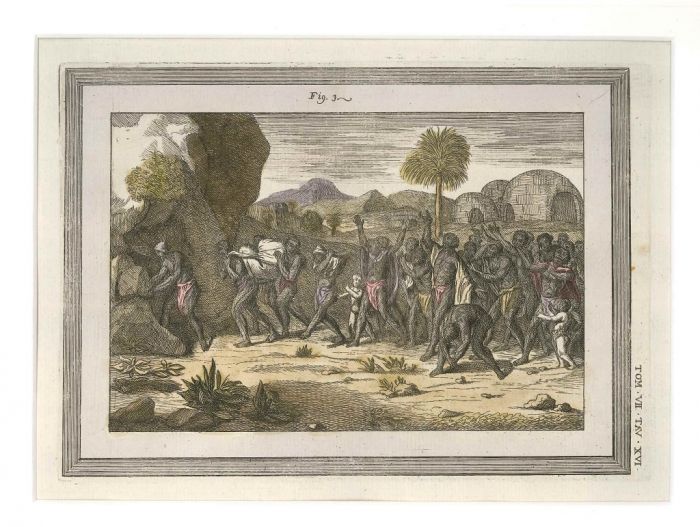 Funeral Procession among the Aboriginals by Gianfrancesco Pivati - Old Master Artwork