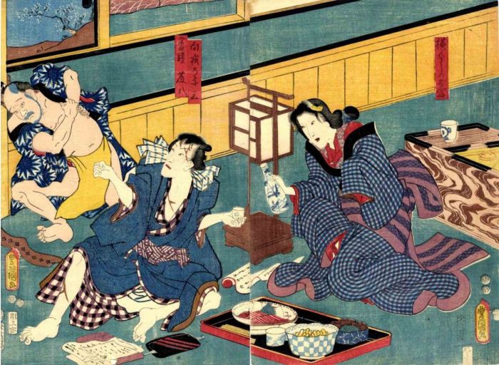 Utagawa Kunisada - Romantic Drama - Modern Artwork