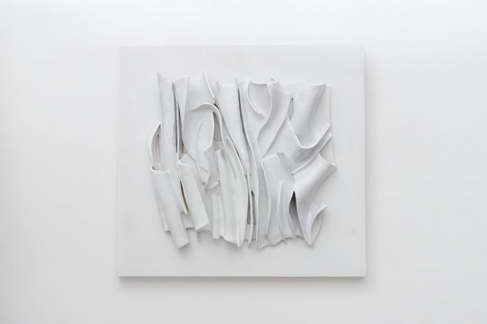 Pieghe Cosmiche Bianche by Michele Cossyro - Contemporary Artwork