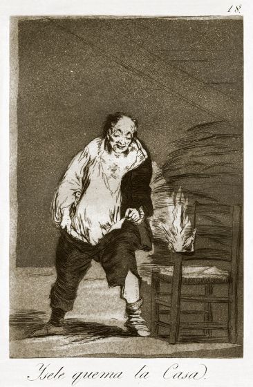 Y se le quema la Casa by Francisco Goya - Old Masters 