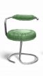 Set of 8 Green Cobra Chairs