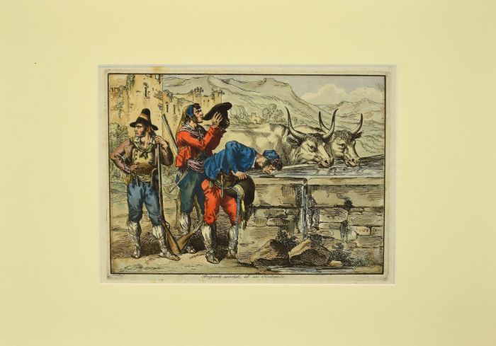 Briganti Assetati by Bartolomeo Pinelli - Artwork