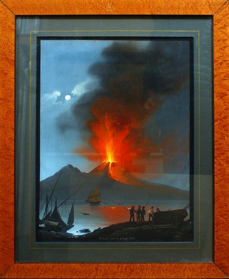 Camillo de Vito - Eruption of Vesuvius in the 19th Century - Old Masters' Art
