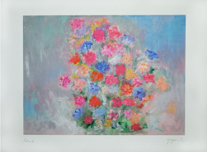 Bouquet by Martine Goeyens - Contemporary Artwork