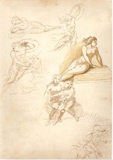 Studies by Anonymous - Old Master Artwork
