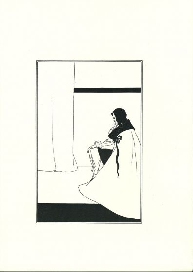 The Fall of the House of Usher by Aubrey Vincent Beardsley.- Modern Artwork