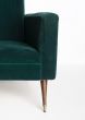 Couple of Green Velvet Armchairs - Design Furniture