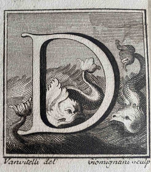 Antiquities of Herculaneum  - Letter of the Alphabet D