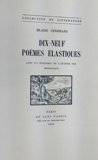 Dix Neuf Poèmes Élastiques
