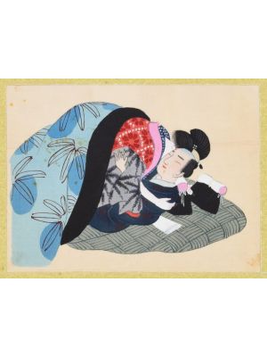 Sensual Embrace by Anonymous Japanese artist of XIX century - Modern Artwork