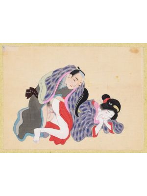 Intimacy by Anonymous Japanese artist of XIX century - Modern Artwork