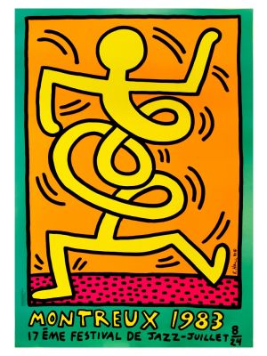 Montreux 1983 by Keith Haring - Contemporary Artwork