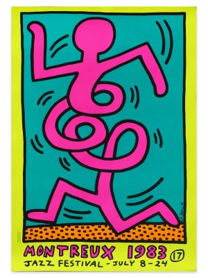 Montreux Jazz Festival by Keith Haring - Contemporary Artwork