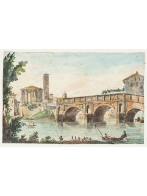 Tiber of Rome by an Anonymous- Old Master Artwork