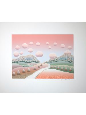 Pink Landscape - SOLD