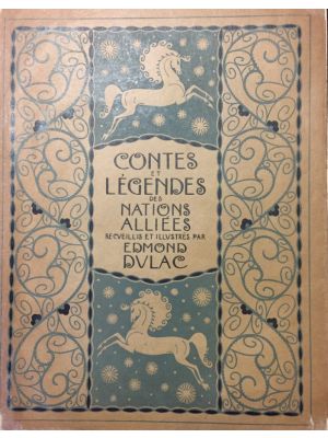 Contes et Légendes des Nations Alliées, post impressionismo, post impressionism, FAIRY BOOK, FAIRY TALES TO THE ALLIED NATIONS, Liberty Style, Edmond Dulac