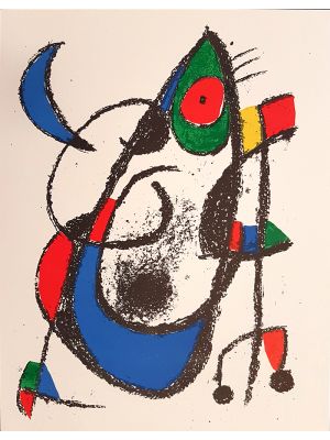 Miró Lithographe II - Plate XI by Joan Miró - Surrealism