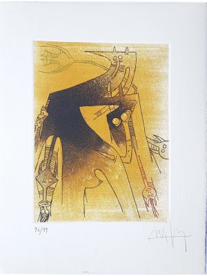 Untitled by Wifredo Lam - Contemporary Artwork