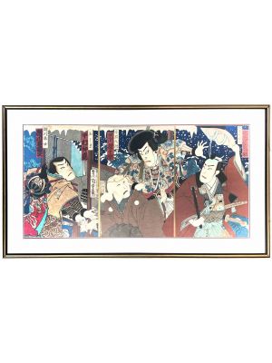 Kunichika Toyohara - Kabuki Scene - Old Masters' Art