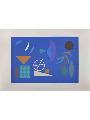 Blue Composition - Otto Hoffman - Contemporary Art