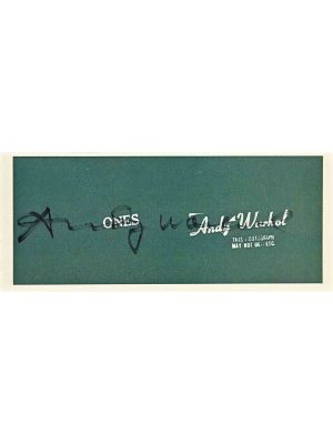 Warhol Art Cash (Ones) - SOLD