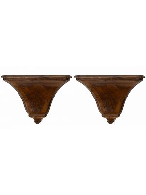 Pair of Wall Consolles in Wood
