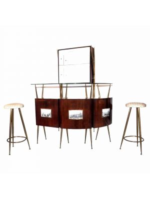 Vintage Italian Dry Bar - Gio Ponti - Contemporary Furniture 