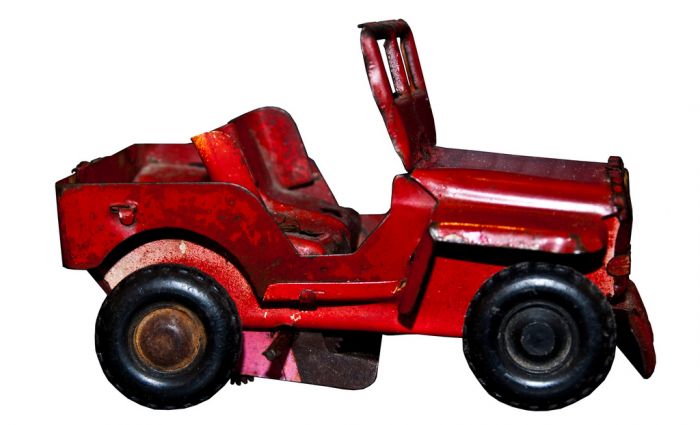 Wind up Jeep Car - Decoratve Objects