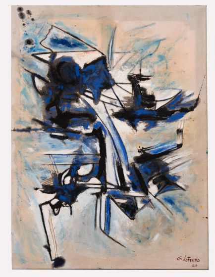 Blue Shape by Giorgio Lo Fermo - Contemporary Artworks