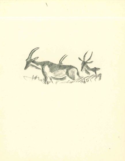 Emmanuel Gondouin - Deers - Modern Art