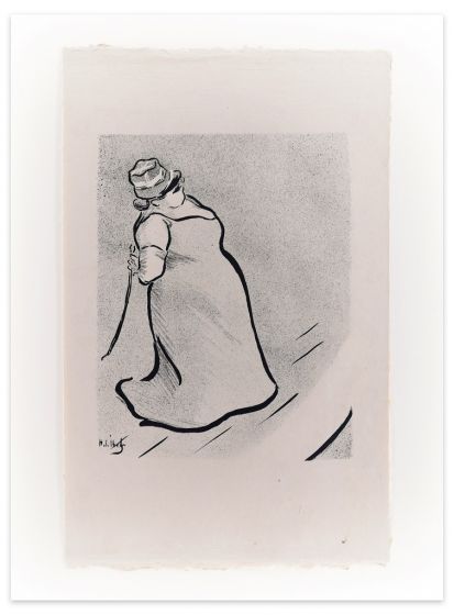 Jeanne Bloch - From Le Café Concert by Henri de Toulouse-Lautrec - Modern Artwork