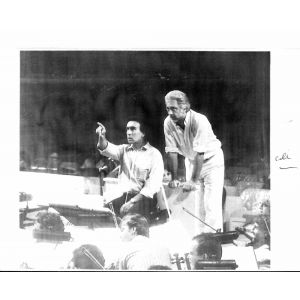 Claudio Abbado with Luca Ronconi