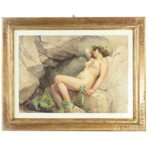 Woman Nude on the Rocks