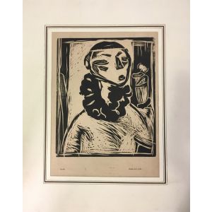Portrait Of Woman by Arturo Martini - Modern Artwork