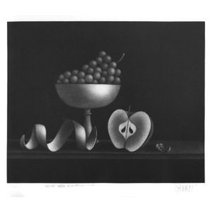 Nature Morte à la Fenille Timide by Mario Avati - Contemporary artwork