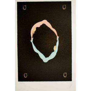 Erte (Romain de Tirtoff) - Letter O - Modern Artwork  