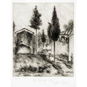 Poggio a Caiano by Ardengo Soffici - Contemporary Artwork