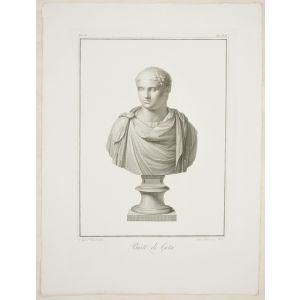 Busto di Geta by Pietro Fontana - Old Masters Original Print