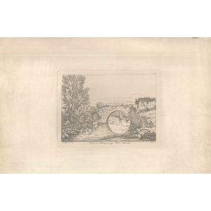 Ponte di Mammea (today Ponte Mammolo) by Antonio Acquaroni - Old Master Artwork