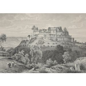 Die Festung Coburg by Georg Michael Kurz, after Ludwig Rohbock - Modern artwork