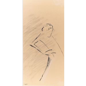 Le Manteau by Flor David - Modern Artwork