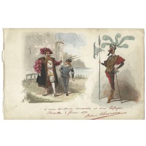 The Visitant by Désiré Cheneuve - Old Master Artwork