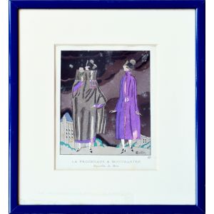 La Promenade à Montmartre by G. Martin -  Modern Artwork