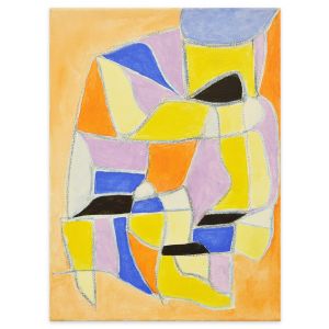 Orange Composition by Giorgio Lo Fermo - Contemporary Artwork