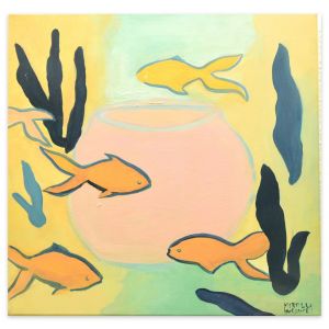 Red Fishes by Mirtilla Durante - Contemporary artwork